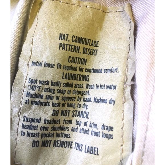 M&R Headwear Inc. Camouflage Bucket Hat With Chin Tie Desert Pattern - Picture 10 of 10